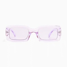 Солнцезащитные очки Bershka Transparent, фиолетовый