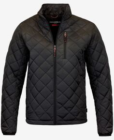 Мужская стеганая куртка diamond, созданная для macy&apos;s Hawke &amp; Co., черный
