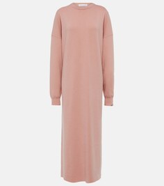 Платье макси N°106 Weird из смесового кашемира EXTREME CASHMERE, розовый
