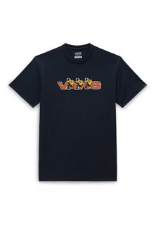 Футболка с принтом Vans, синий