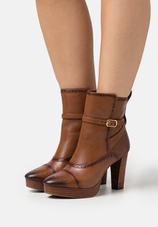 Сапоги на каблуке Lauren Ralph Lauren, темно коричневый