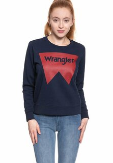 Толстовка с капюшоном Wrangler, темно-синий