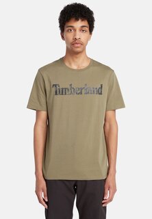 Футболка с принтом Timberland, светло-зеленый