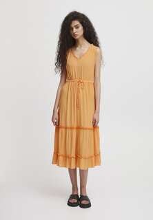 Летнее платье ICHI, оранжевый