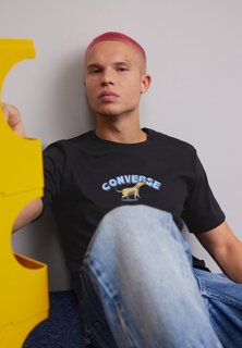 Футболка с принтом Converse, черный