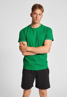 Базовая футболка Hummel, зеленый