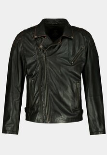 Кожаная куртка JP1880, черный