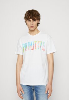 Футболка с принтом Primitive, белый