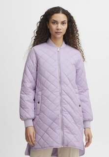 Зимнее пальто b.young, фиолетовый