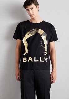 Футболка с принтом Bally, черный