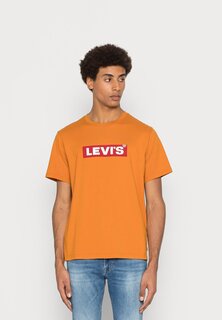 Футболка с принтом Levi&apos;s, охра Levis