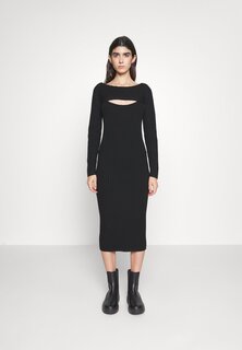 Вязаное платье Calvin Klein, черный
