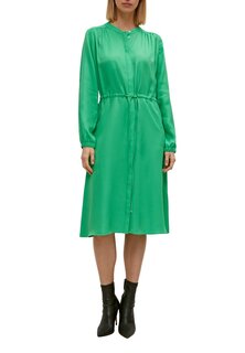 Платье-рубашка comma, зеленый