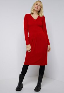 Вязаное платье Gina, красный