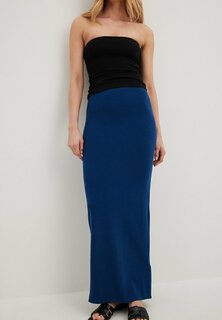Длинная юбка NA-KD, синий