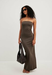 Платье из джерси NA-KD, коричневый