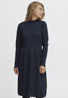 Вязаное платье Fransa, темно-синий