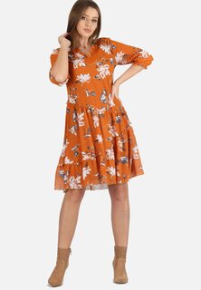 Коктейльное платье Margo collection, оранжевый