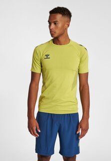 Спортивная футболка Hummel, зеленый неон