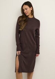 Вязаное платье Kaffe, коричневый