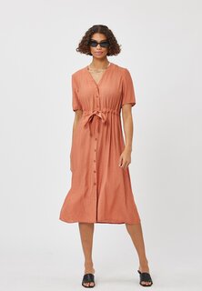 Платье-рубашка Minimum, коричневый