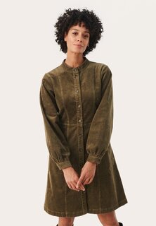 Платье-рубашка Part Two, зеленый