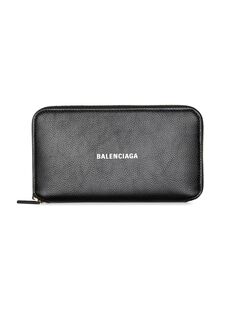 Наличный континентальный кошелек Balenciaga, черный
