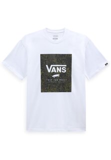 Футболка с принтом Vans, белый