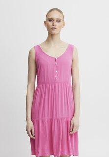 Летнее платье ICHI, розовый