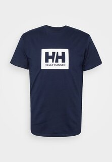 Футболка с принтом Helly Hansen, темно-синий