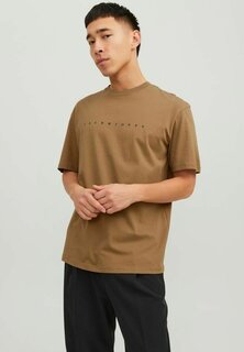 Футболка с принтом Jack &amp; Jones, коричневый