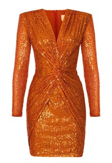 Коктейльное платье Swing Fashion, оранжевый
