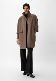 Классическое пальто comma, коричневый меланж