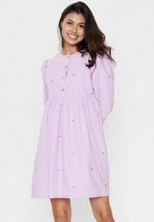 Платье-рубашка Nümph, фиолетовый
