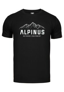 Футболка с принтом Alpinus, черный