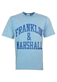 Футболка с принтом Franklin &amp; Marshall, синий