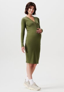 Вязаное платье Supermom, зеленый