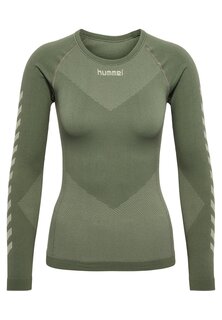 Блузка с длинными рукавами Hummel, зеленый