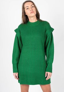 Вязаное платье Silvian Heach, зеленый