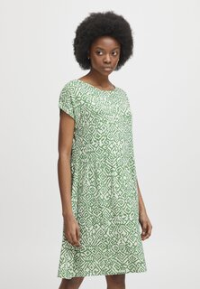 Платье из джерси ICHI, бутылочно-зеленый