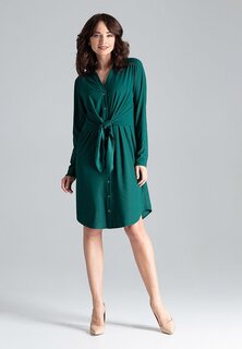 Платье-рубашка Lenitif, зеленый