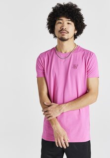 Футболка с принтом SIKSILK, розовый