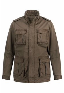 Демисезонная куртка JP1880, темно коричневый