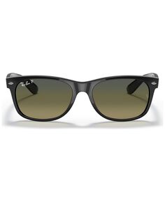 Поляризованные солнцезащитные очки унисекс disney, rb2132 55 new wayfarer Ray-Ban, черный
