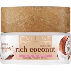 Eveline Cosmetics Rich Coconut ультрапитательный крем для лица, 50 мл