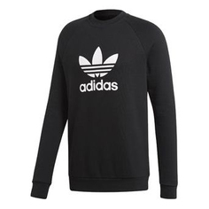 Худи Adidas originals Trefoil Warm-Up Crew Sweatshirt &apos;Black&apos; CW1235, черный