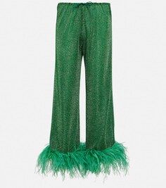 Широкие брюки Lumière Plumage OSÉREE, зеленый
