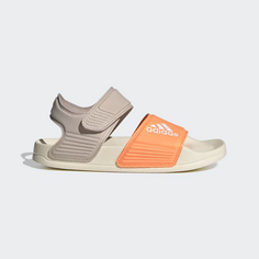 Сандалии adidas Adilette, бежевый/серый/оранжевый