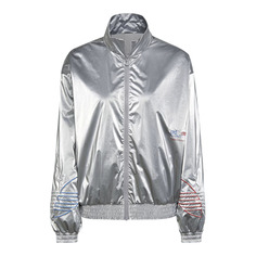 Куртка Adidas Originals Adicolor Tricolor Metallic Japona, серебряный