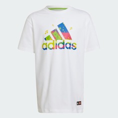 Футболка Adidas Sportswear х Lego Vidiyo, белый